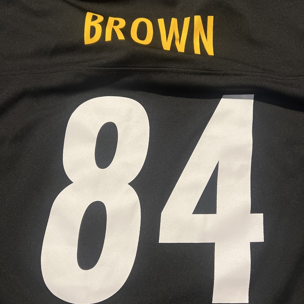 NFL Team Apparel Antonio Brown #84 Pittsburgh Steelers Youth Large Jersey - Picture 2 of 5